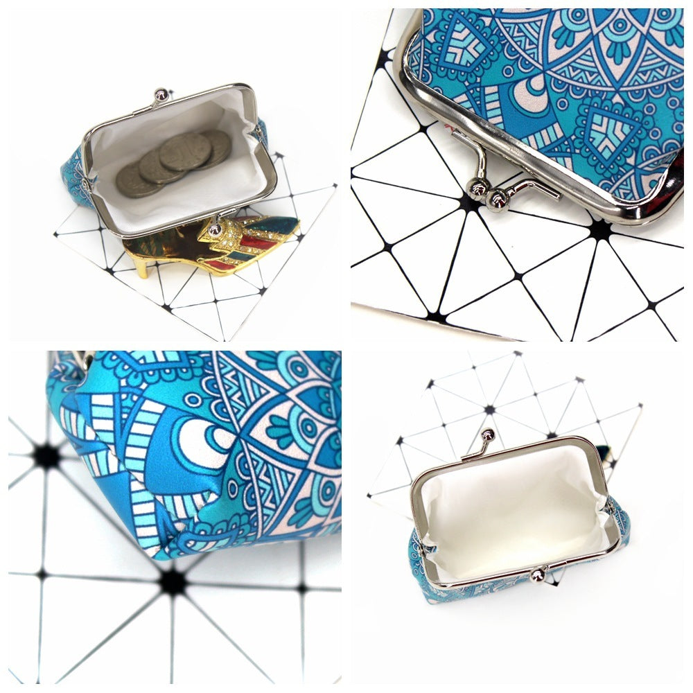 Ethnic style print creative ladies coin purse