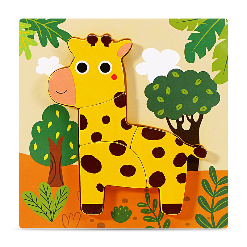 Three-dimensional puzzle for children