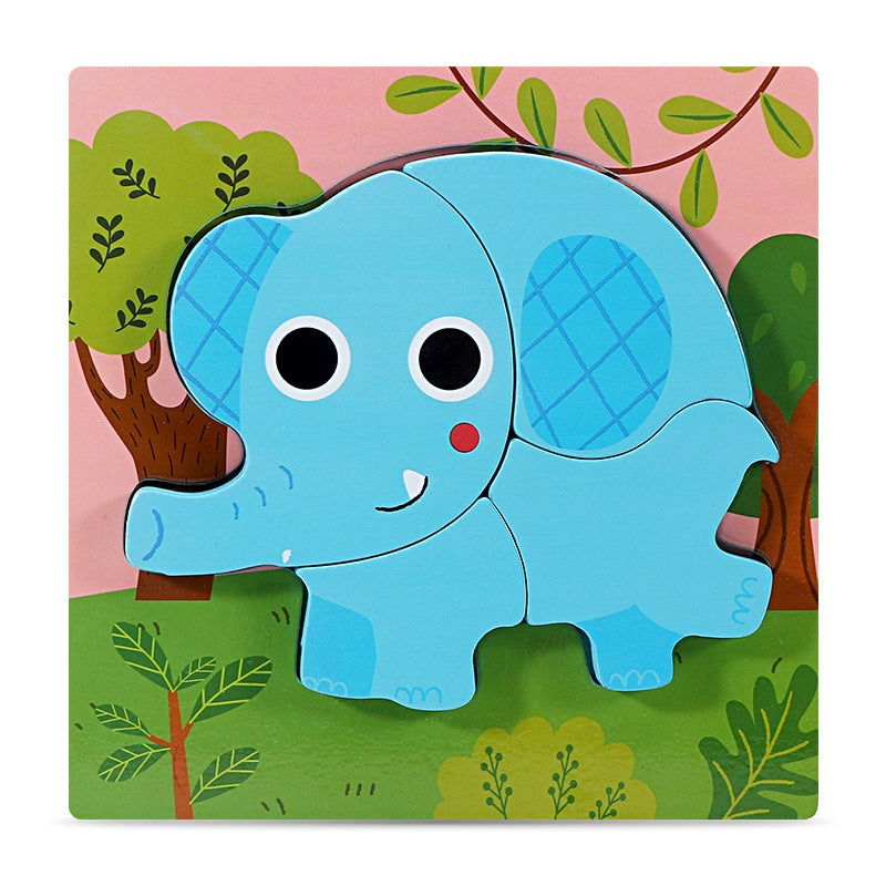 Three-dimensional puzzle for children