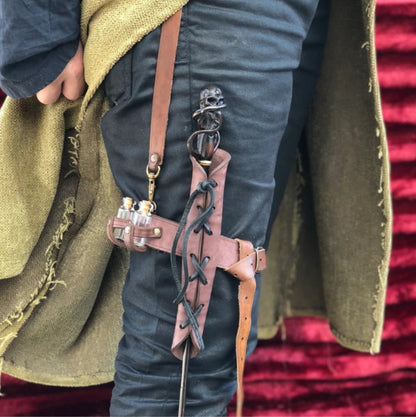 Leather Potion Sleeve Thigh Sword Sleeve Drama Performance