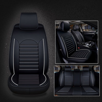 Five-seat Universal Fully Enclosed Car Seat Cushion Four Seasons Universal Leather Saddle Cover