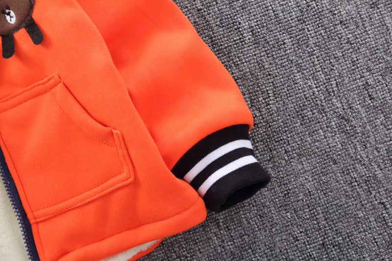 Fleece Autumn And Winter Children's Jacket
