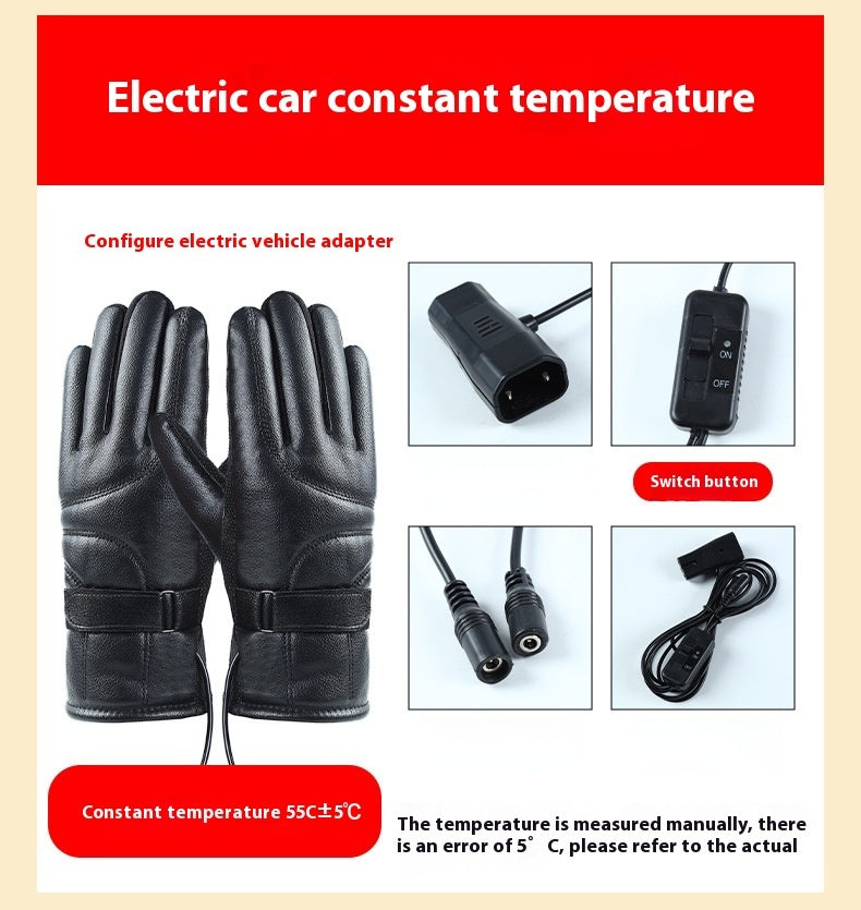 Heating Electric Thermal Gloves USB Rechargeable