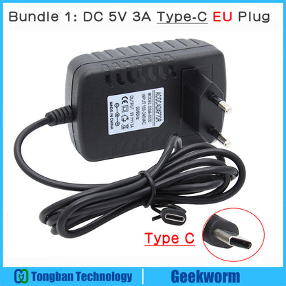 Raspberry Pi 4th Generation Power Supply 5V 4A Type-C Adapter