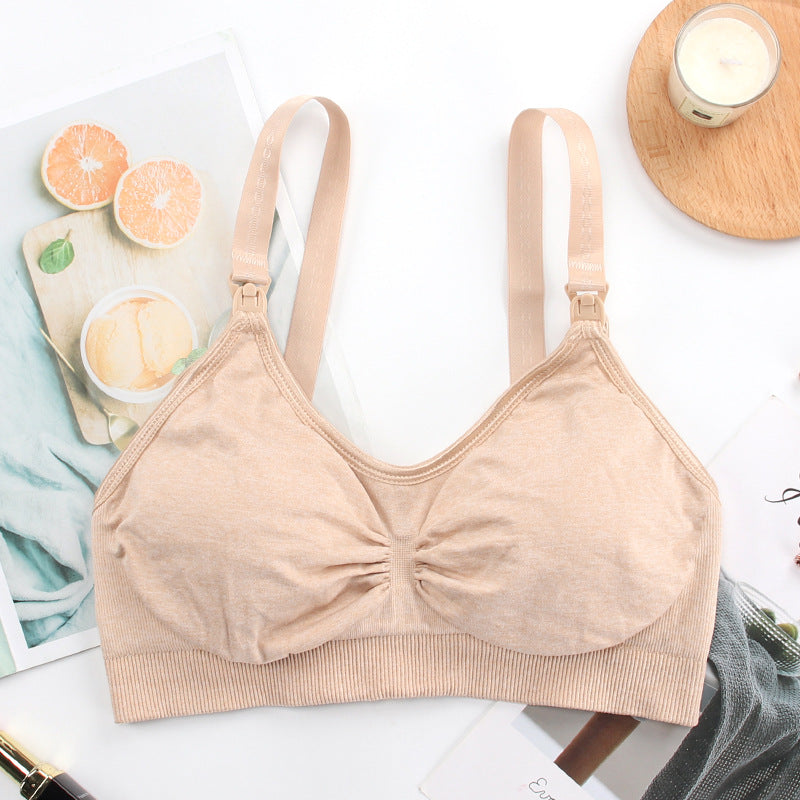 Plus Size Maternity Bra Without Steel Ring Postpartum Mom