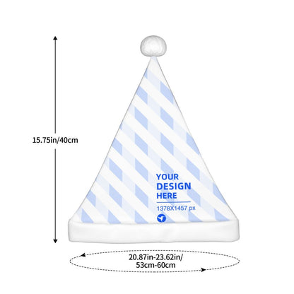 Create Your Own Lightweight Warm Plush Party Decor Santa Hat