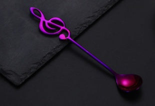 304 stainless steel music symbol creative spoon