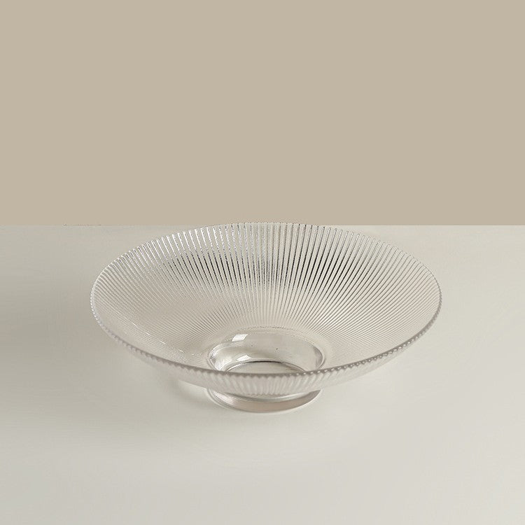 Glass Fruit Tray Living Room Coffee Table