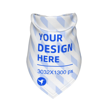 Create Your Own Pet Cat And Dog Decorative Triangle Scarf
