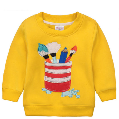 Christmas Series Sweater Children's Top Thickened