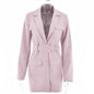 Lapel Long Sleeve Plus Size Fashion Jacket