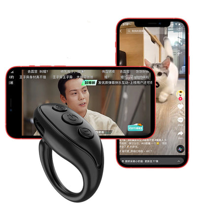 Ring Bluetooth Remote Control Mobile Phone Self-timer