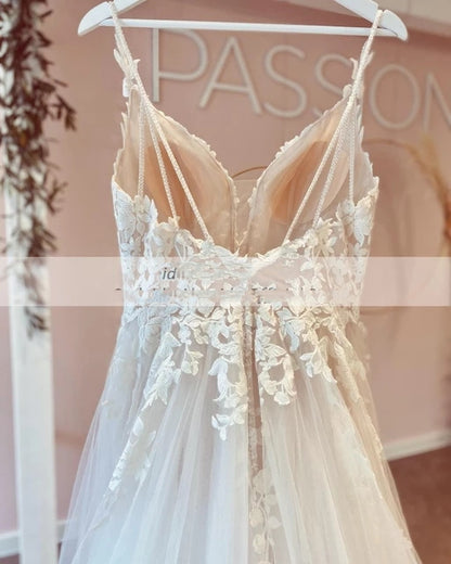 Wedding Dress European And American Decal Long Lace