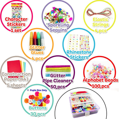 Multi-piece Children's Portable Treasure Box Gift Box DIY  Toys