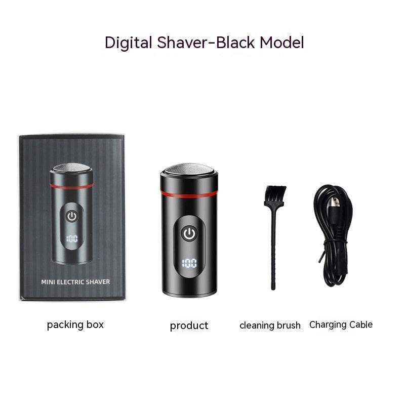 Compact Portable Removable Washing Electric Shaver