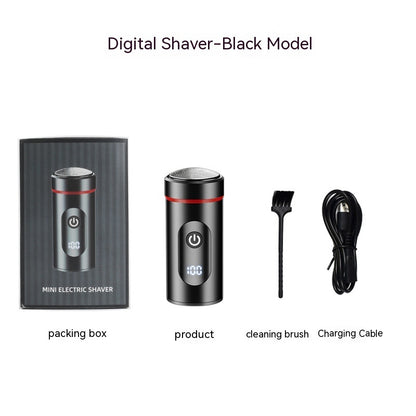 Compact Portable Removable Washing Electric Shaver