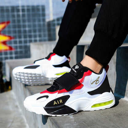 Middle cut basketball shoes