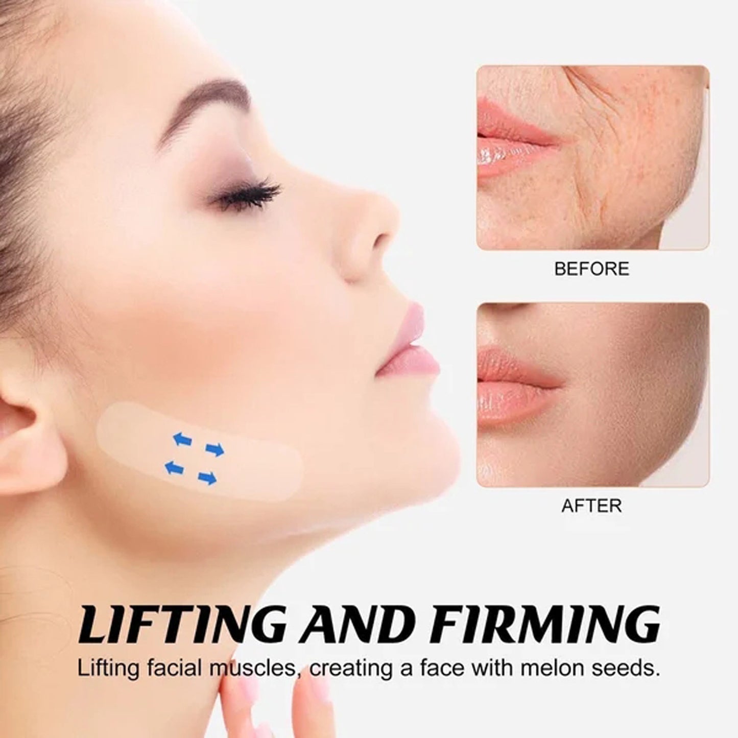 Facial Invisible Lifting Patch Lifting And Tightening V-line Strap Face Pasters