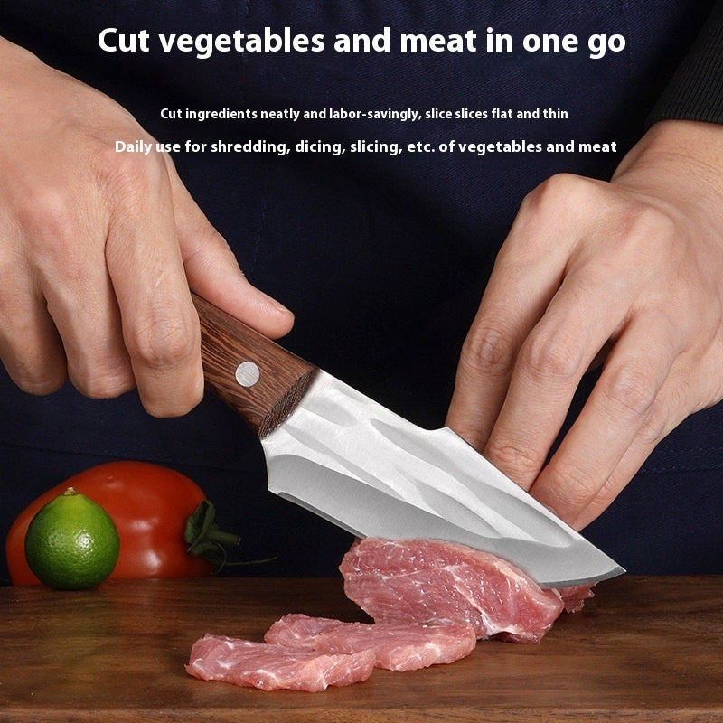 Hand-forged Knife Door Frame Handle Meat Knife Outdoor