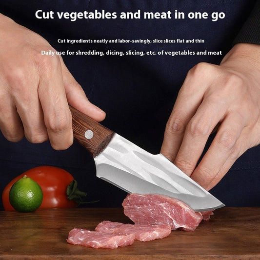 Hand-forged Knife Door Frame Handle Meat Knife Outdoor