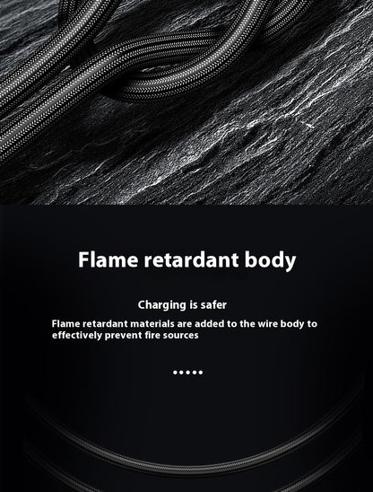 Android TYPE-C Super Fast Charge 5A Nylon Braided Mobile Phone Charging Cable