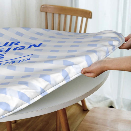 Oil And Stain Resistant Round Table Cover