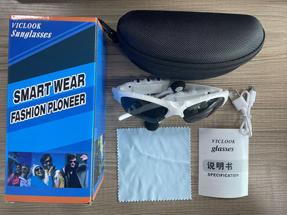 Black Music Stereo Bluetooth Glasses with Phone Wireless Earphones With Anti UV400 Polarizing Lens features