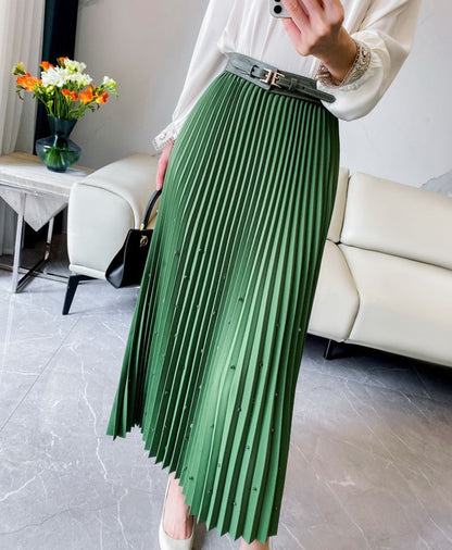 Heavy Industry Pleated Skirt Large Swing Umbrella Skirt Mid-length