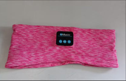 Wireless Bluetooth Sleeping Headphones Headband Thin Soft Elastic Comfortable Music Ear Phones Eye Mask For Side Sleeper Sports