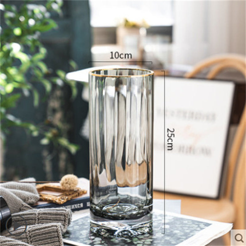 Creative Minimalist Transparent Glass Vase Ornaments
