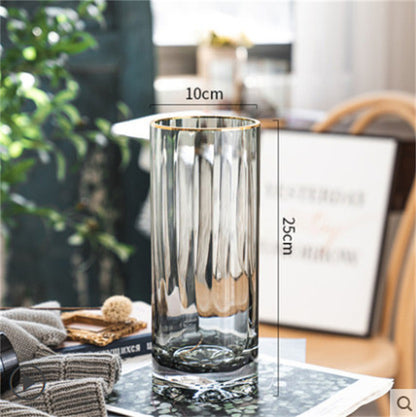 Creative Minimalist Transparent Glass Vase Ornaments