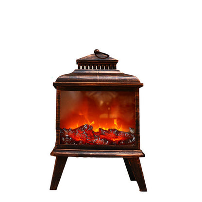 LED Simulation Flame Christmas Decoration Fireplace Light