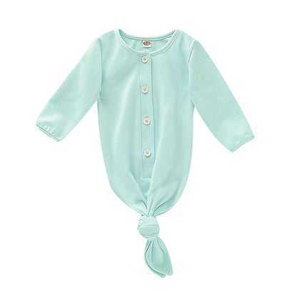 Baby's Solid Color Long Sleeve Sleeping Bag