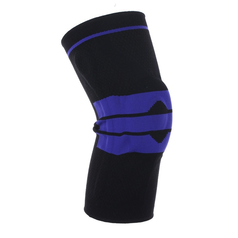 Silicone Spring Knitted Knee Pads Running Basketball Mountaineering