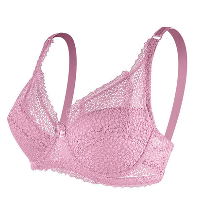 European And American Women's Plus Size Lace Bra
