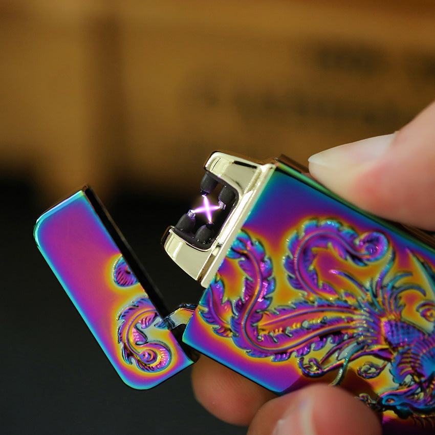 Stereo Relief USB Rechargeable Lighter