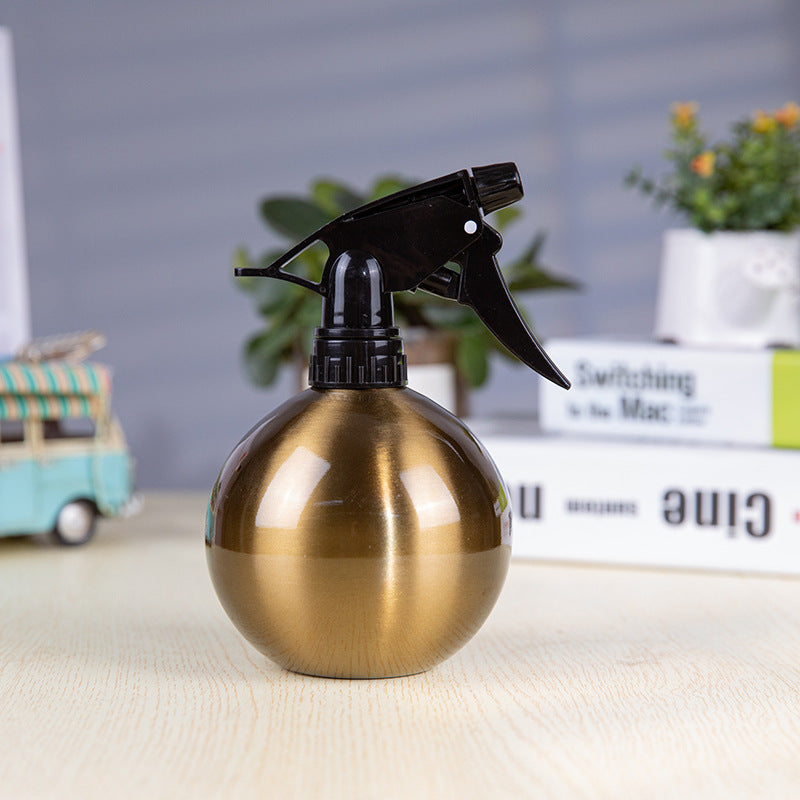 Stainless Steel Watering Watering Pot Black Gold Gardening Mini Household Sprinkler