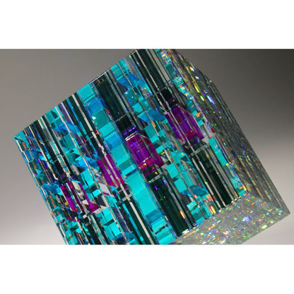 Glass Sculpture Table Furnishing Pieces Of Art Stock