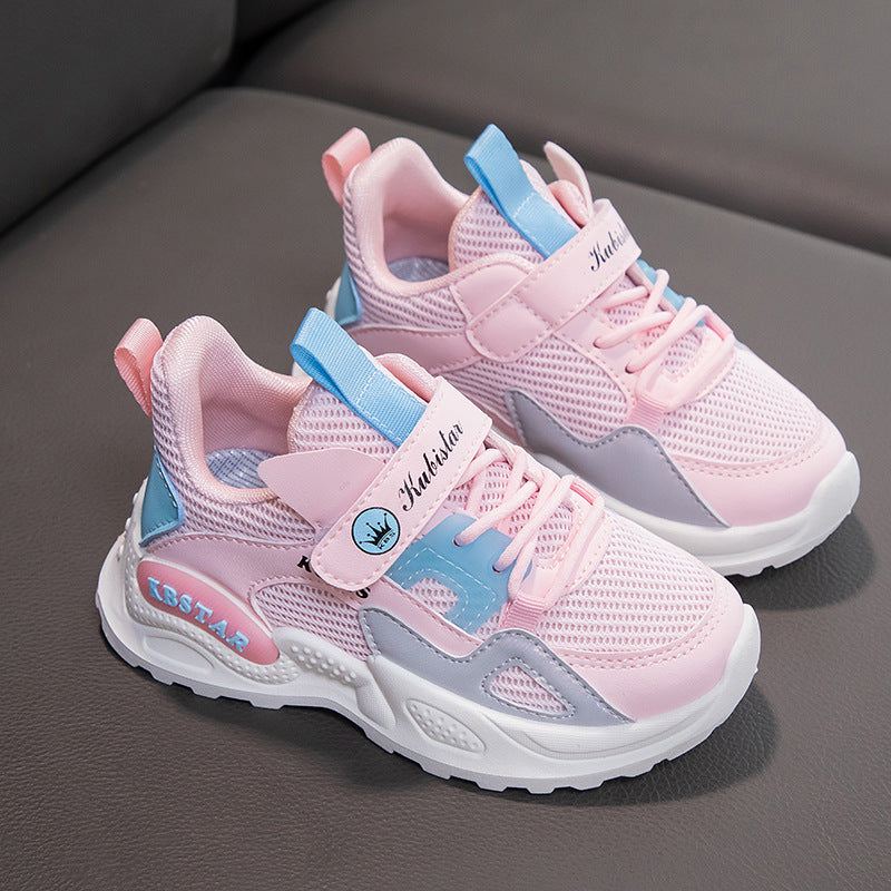 Children's Running Soft Bottom Girl Dad Shoes Soft Bottom Casual Shoes