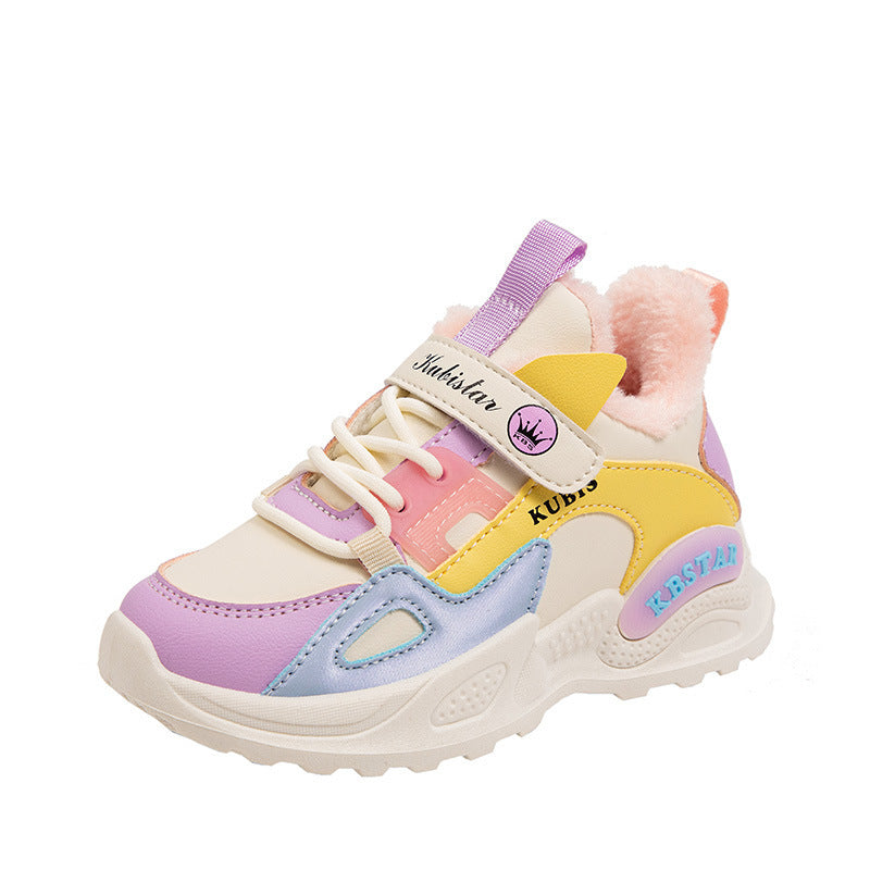 Children's Running Soft Bottom Girl Dad Shoes Soft Bottom Casual Shoes