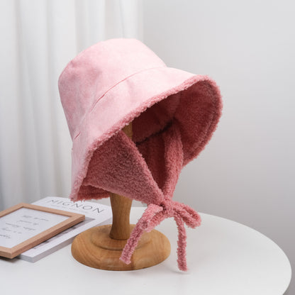 Korean Ear Protector Lamb Suede Suede