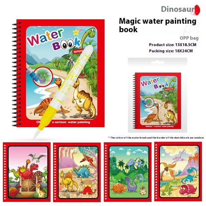 Children's Magic Water Picture Book Cross-border Magic Graffiti Color Filling Book Toy Water Album