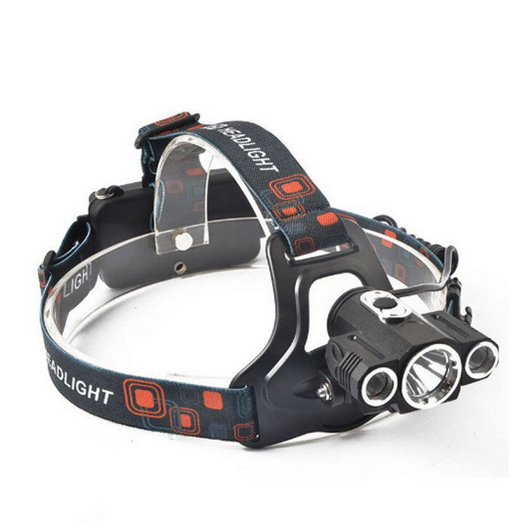 Outdoor Head-mounted USB Rechargeable Flashlight