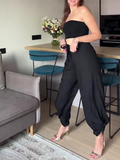 Convertible Tie-Drape Pants
