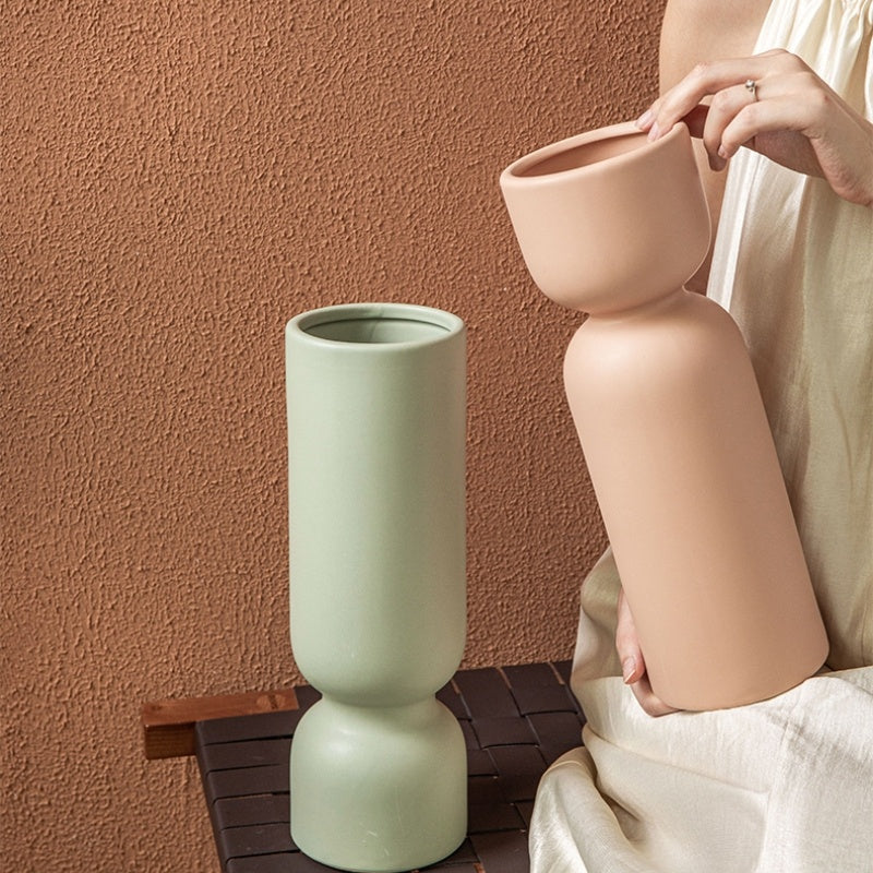 Morandi Nordic Ceramic Vase Model Room TV Cabinet Decoration Decoration