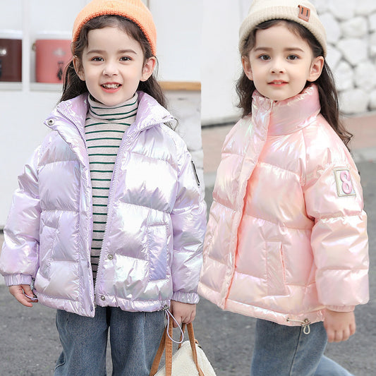 Colorful Children's Down Cotton Jacket