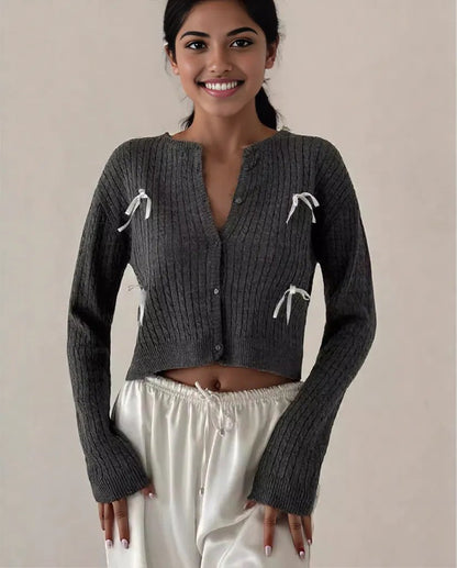 New Women's White Pullover Cardigan Style Blouse Women's fashion's