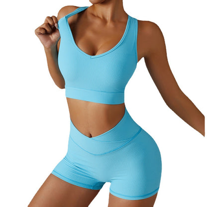 Summer Hip Lift Yoga Shorts High Waist Girls Outer Wear