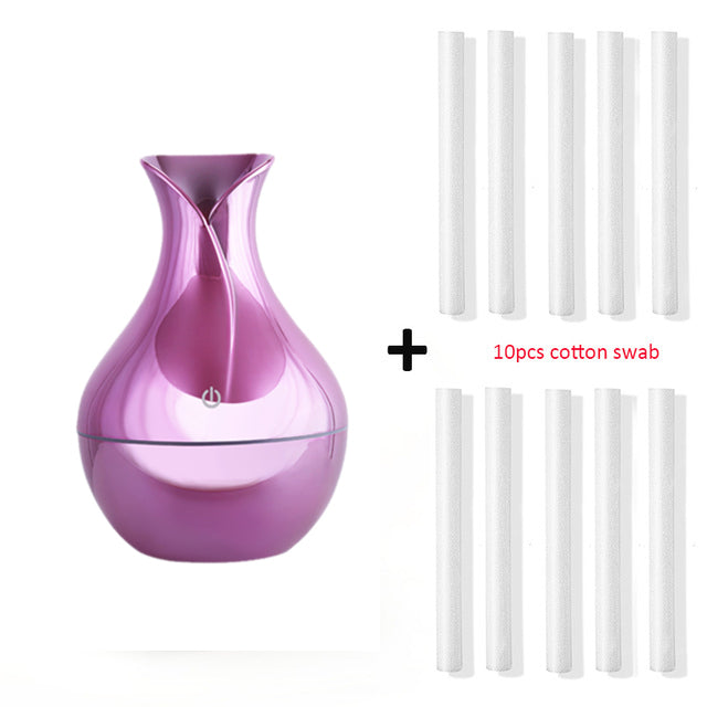 USB Aroma Essential Oil Diffuser Ultrasonic Cool Mist Humidi