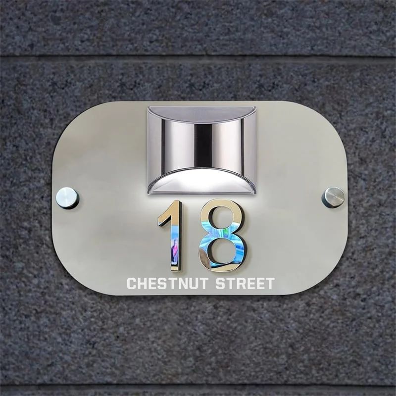Personalized Acrylic Material House Number